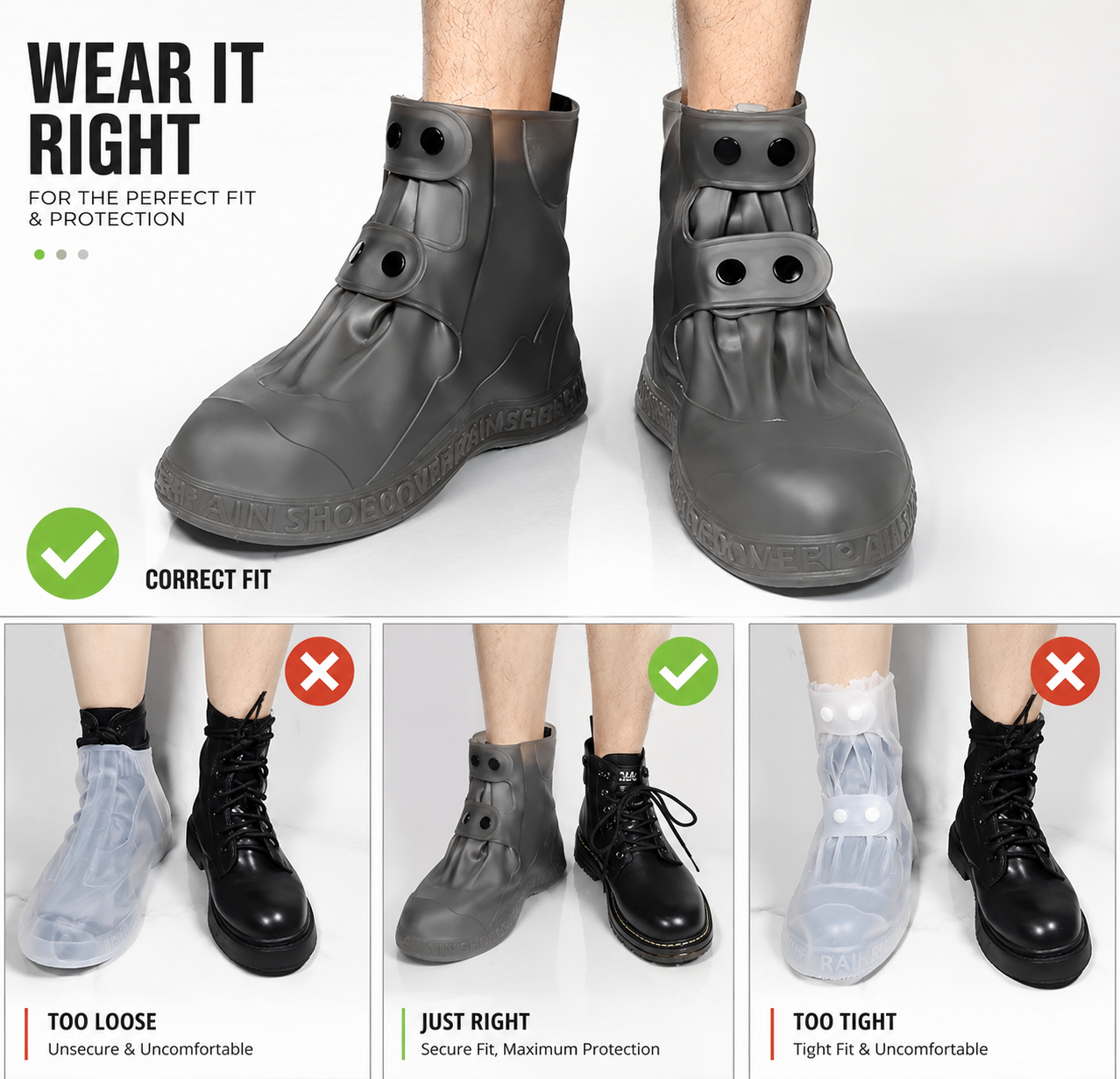 AQUA COVER™ Elite Waterproof Shoe Cover